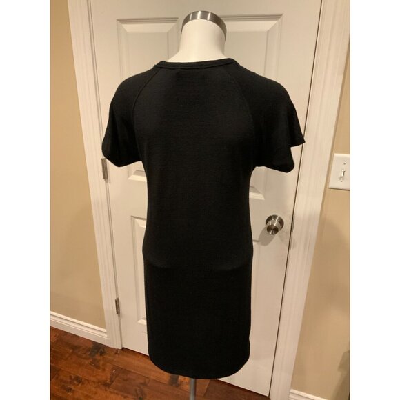 Rag & Bone/Jean Black Knit Short Sleeve Sweater Dress, Size XS - Picture 5 of 6